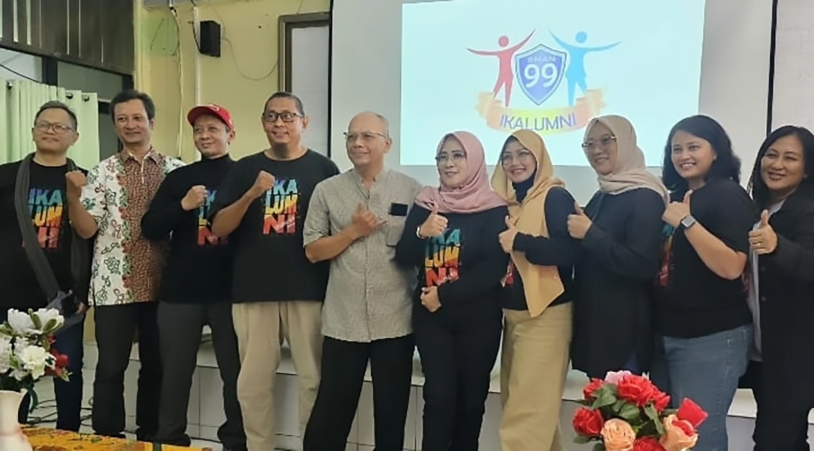 Sejarah Kembali Digambarkan di Sekolah Tercinta SMAN 99 JAKARTA.